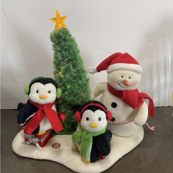 Hallmark Jingle Pals Animated Singing Rocking Around Xmas Tree Light Up Plush - Picture 3 of 10